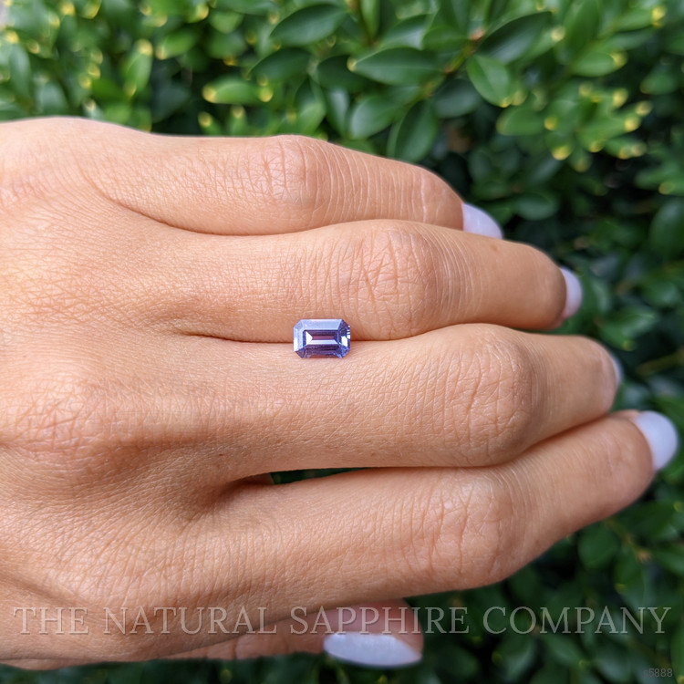 1.07 Ct. Purple Sapphire from Ceylon (Sri Lanka)