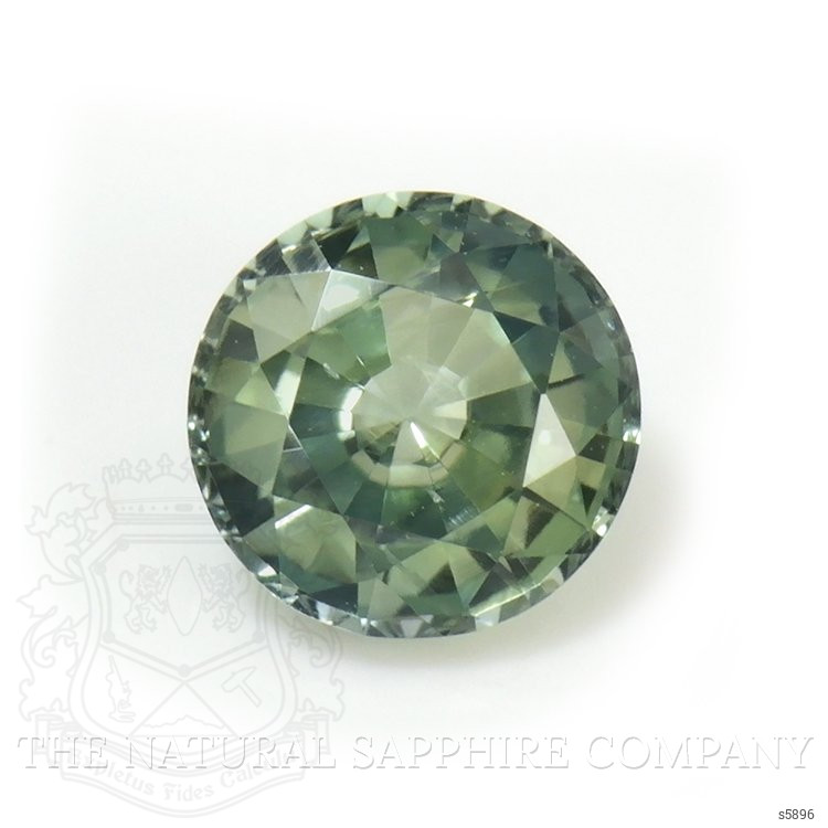0.58 Ct. Bluish Green Sapphire from Madagascar