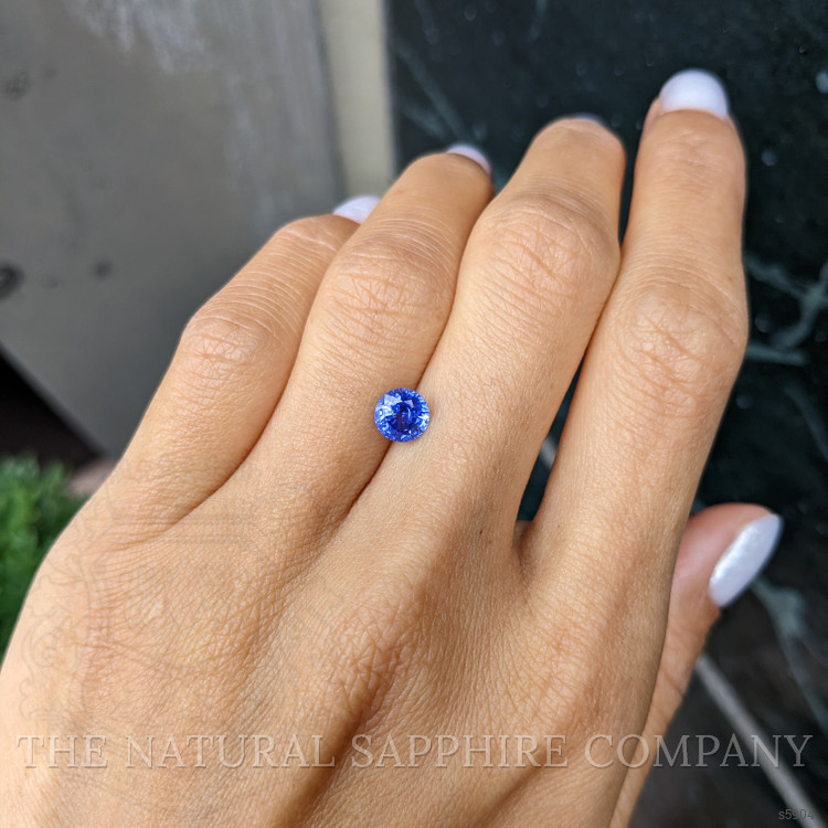 1.27 Ct. Blue Sapphire from Ceylon (Sri Lanka)