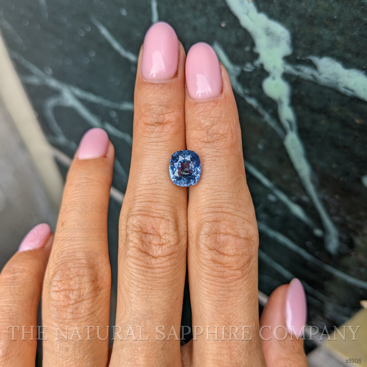 3.99 Ct. Blue Sapphire from Ceylon (Sri Lanka)