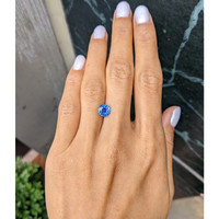 1.57 Ct. Blue Sapphire from Ceylon (Sri Lanka) Life Style