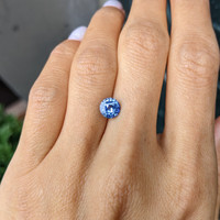 1.32 Ct. Blue Sapphire from Ceylon (Sri Lanka) Life Style