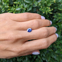 1.25 Ct. Blue Sapphire from Ceylon (Sri Lanka) Life Style