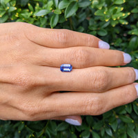 1.45 Ct. Purplish Blue Sapphire from Ceylon (Sri Lanka) Life Style