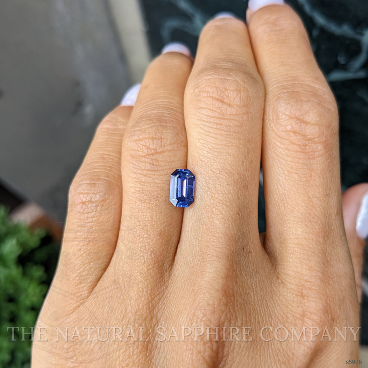 1.45 Ct. Purplish Blue Sapphire from Ceylon (Sri Lanka)