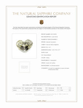 3.21 Ct. Yellow Sapphire from Ceylon (Sri Lanka) Scan Report
