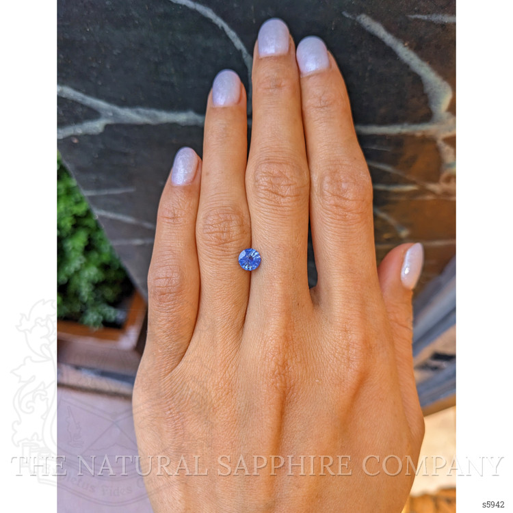 1.04 Ct. Blue Sapphire from Ceylon (Sri Lanka)