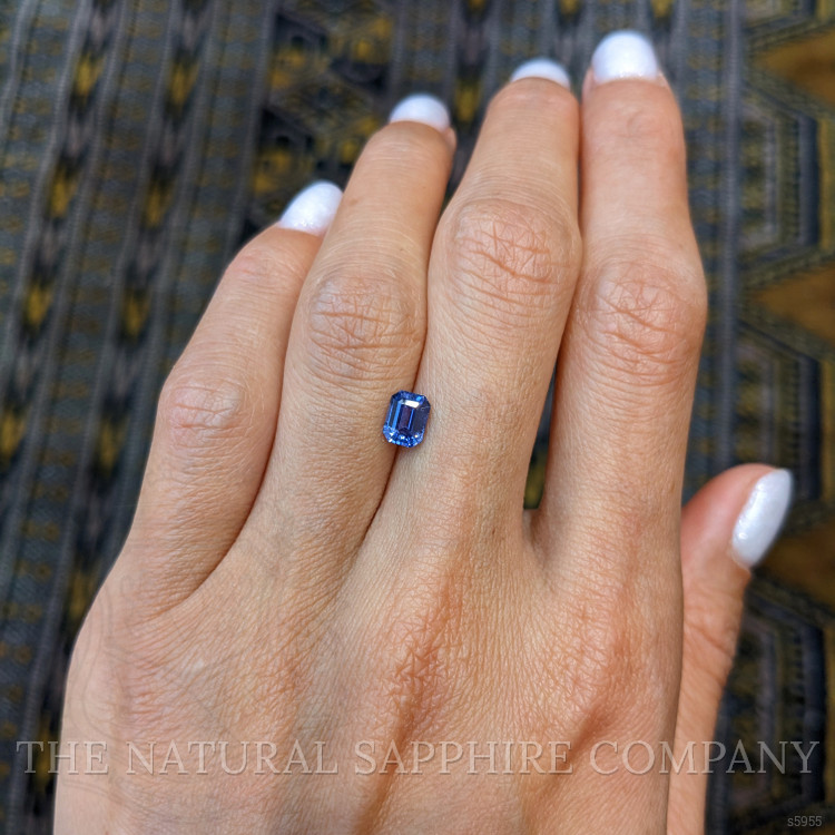 1.05 Ct. Bluish Purple Sapphire from Ceylon (Sri Lanka)