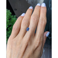 1.11 Ct. Blue Sapphire from Ceylon (Sri Lanka) Life Style