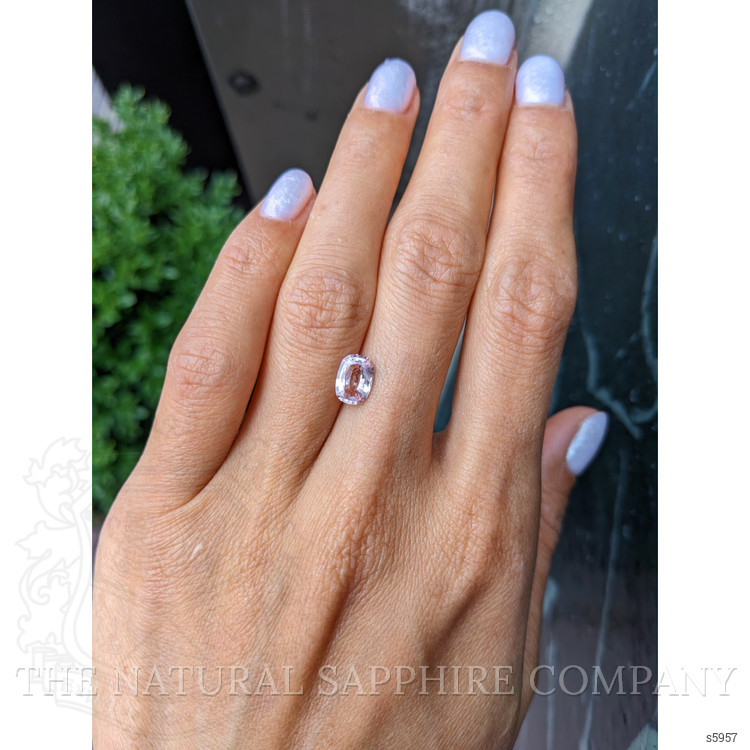 1.29 Ct. Peach Sapphire from Ceylon (Sri Lanka)