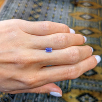 1.04 Ct. Purple Sapphire from Ceylon (Sri Lanka) Life Style