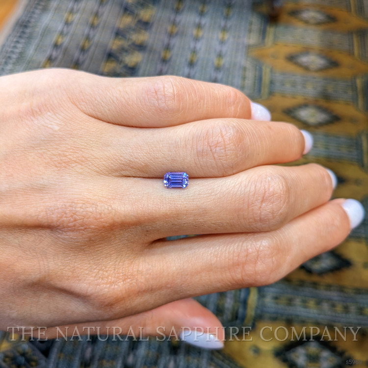 1.04 Ct. Purple Sapphire from Ceylon (Sri Lanka)
