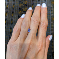 1.04 Ct. Purple Sapphire from Ceylon (Sri Lanka) Life Style