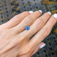 1.74 Ct. Blue Sapphire from Ceylon (Sri Lanka) Life Style