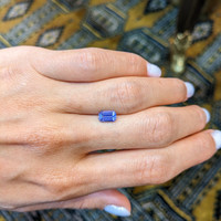 1.21 Ct. Purple Sapphire from Ceylon (Sri Lanka) Life Style