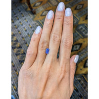 1.21 Ct. Purple Sapphire from Ceylon (Sri Lanka) Life Style