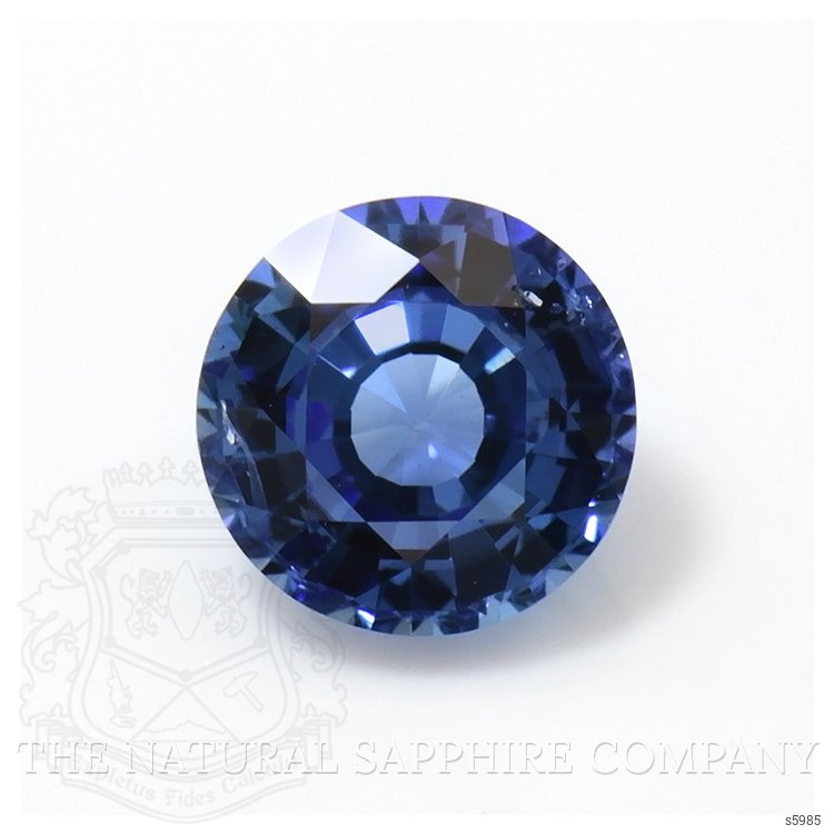 0.91 Ct. Blue Sapphire from Ceylon (Sri Lanka)