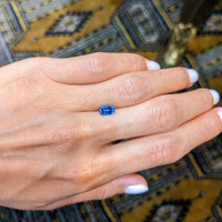 1.15 Ct. Blue Sapphire from Ceylon (Sri Lanka) Life Style