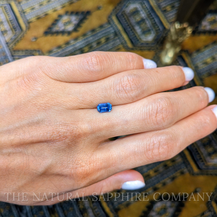 1.15 Ct. Blue Sapphire from Ceylon (Sri Lanka)