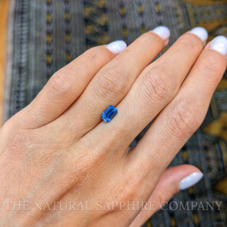 1.13 Ct. Blue Sapphire from Ceylon (Sri Lanka)