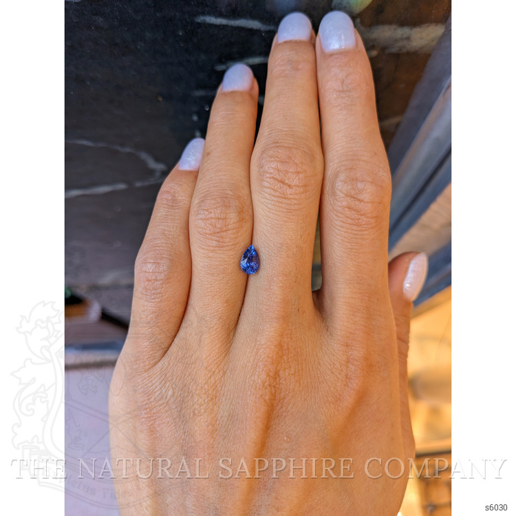 1.05 Ct. Blue Sapphire from Ceylon (Sri Lanka)