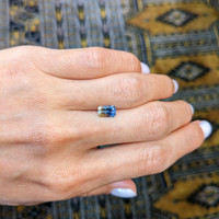 1.52 Ct. Bi Color Sapphire from Ceylon (Sri Lanka) Life Style