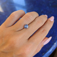 1.52 Ct. Violet Sapphire from Ceylon (Sri Lanka) Life Style