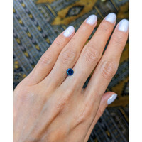 1.05 Ct. Blue Sapphire from Madagascar Life Style