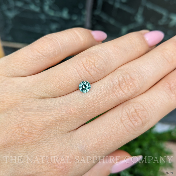 0.72 Ct. Bluish Green Sapphire from Madagascar