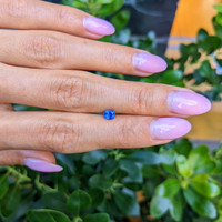 0.43 Ct. Blue Sapphire from Ceylon (Sri Lanka) Life Style