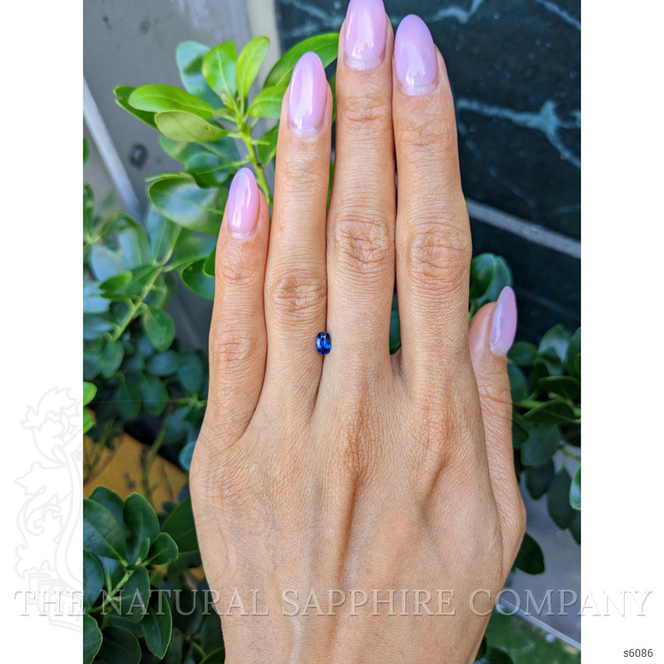 0.43 Ct. Blue Sapphire from Ceylon (Sri Lanka)
