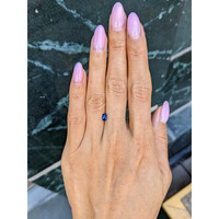 0.43 Ct. Blue Sapphire from Ceylon (Sri Lanka) Life Style