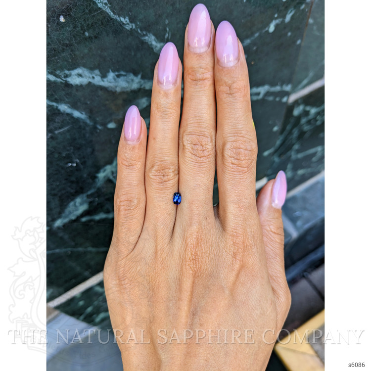 0.43 Ct. Blue Sapphire from Ceylon (Sri Lanka)