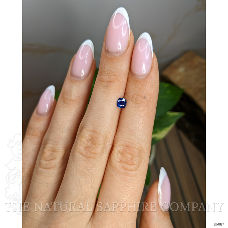 0.44 Ct. Blue Sapphire from Ceylon (Sri Lanka)