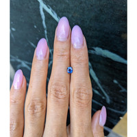 0.47 Ct. Blue Sapphire from Ceylon (Sri Lanka) Life Style