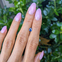 0.47 Ct. Blue Sapphire from Ceylon (Sri Lanka) Life Style