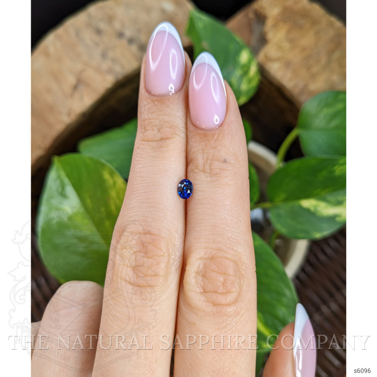 0.48 Ct. Blue Sapphire from Ceylon (Sri Lanka)