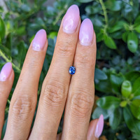 0.50 Ct. Blue Sapphire from Ceylon (Sri Lanka) Life Style
