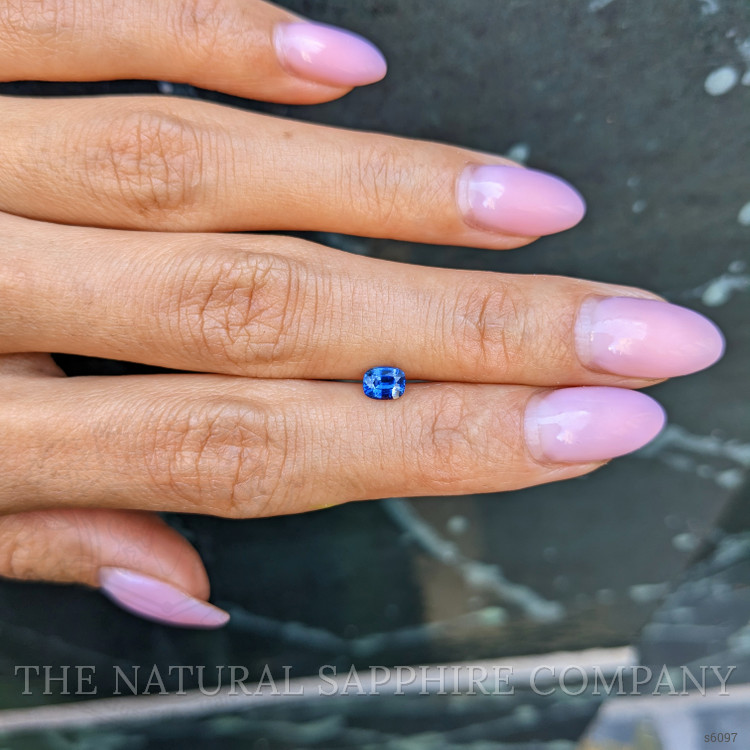 0.50 Ct. Blue Sapphire from Ceylon (Sri Lanka)