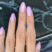 0.50 Ct. Blue Sapphire from Ceylon (Sri Lanka) Life Style
