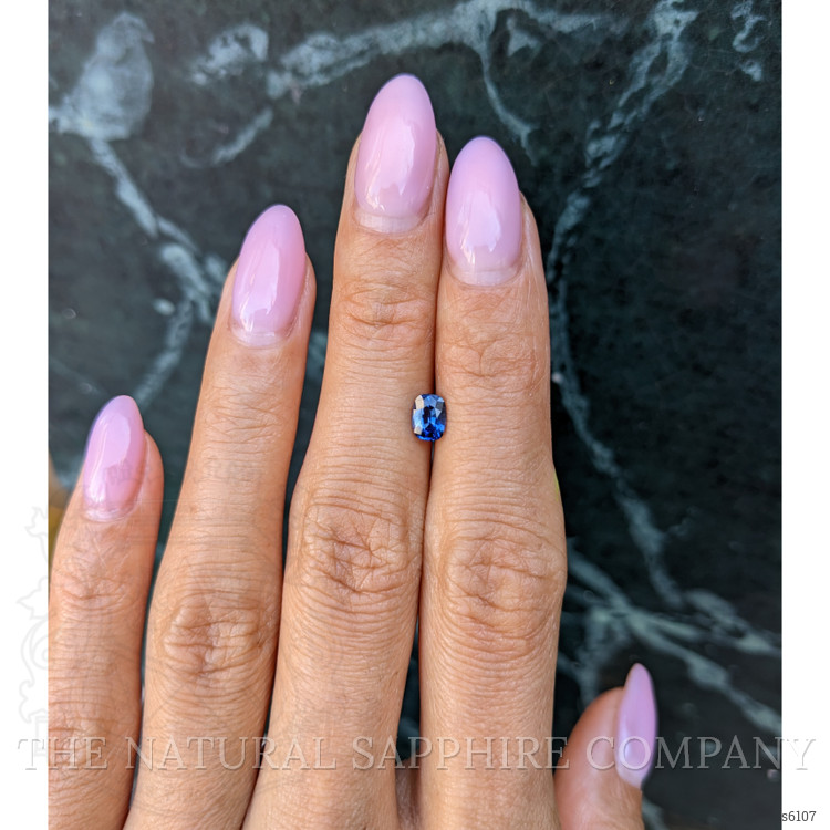 0.60 Ct. Blue Sapphire from Ceylon (Sri Lanka)