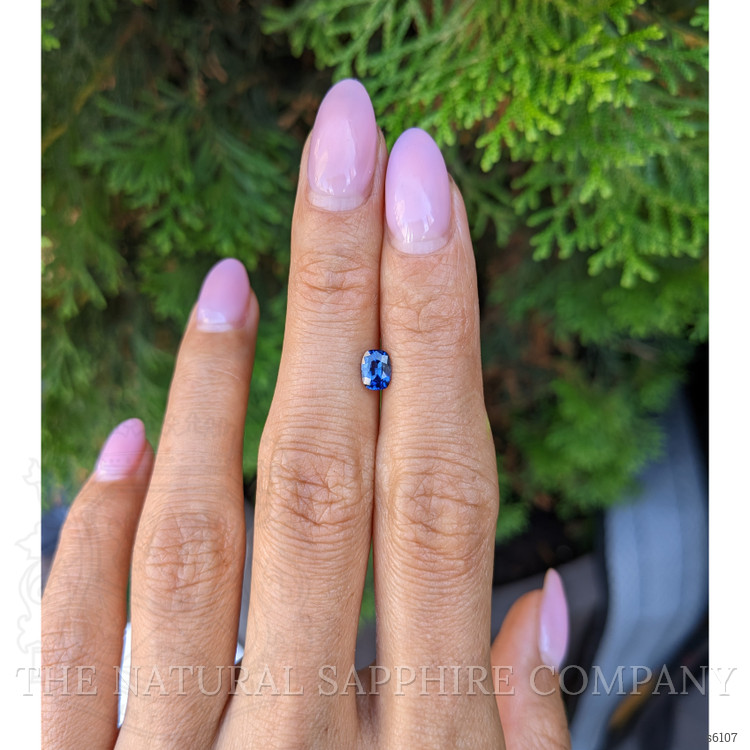 0.60 Ct. Blue Sapphire from Ceylon (Sri Lanka)