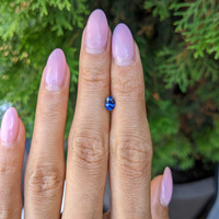 0.60 Ct. Blue Sapphire from Ceylon (Sri Lanka) Life Style