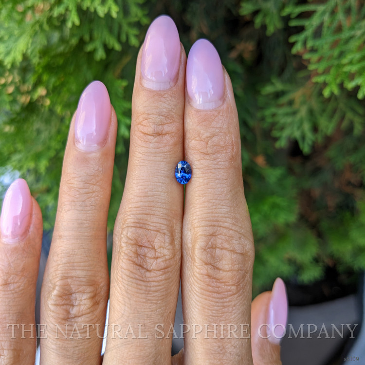 0.60 Ct. Blue Sapphire from Ceylon (Sri Lanka)
