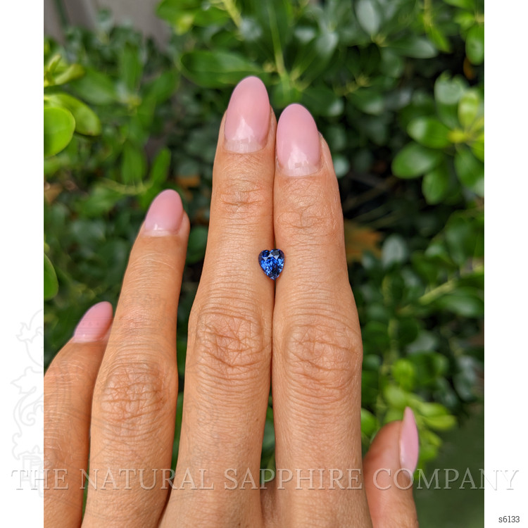0.95 Ct. Blue Sapphire from Ceylon (Sri Lanka)