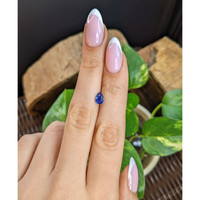 0.96 Ct. Blue Sapphire from Ceylon (Sri Lanka) Life Style