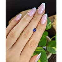 0.96 Ct. Blue Sapphire from Ceylon (Sri Lanka) Life Style