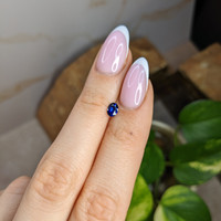 0.41 Ct. Blue Sapphire from Ceylon (Sri Lanka) Life Style