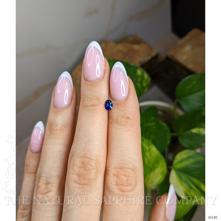 0.41 Ct. Blue Sapphire from Ceylon (Sri Lanka)