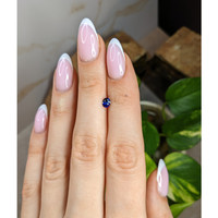 0.41 Ct. Blue Sapphire from Ceylon (Sri Lanka) Life Style